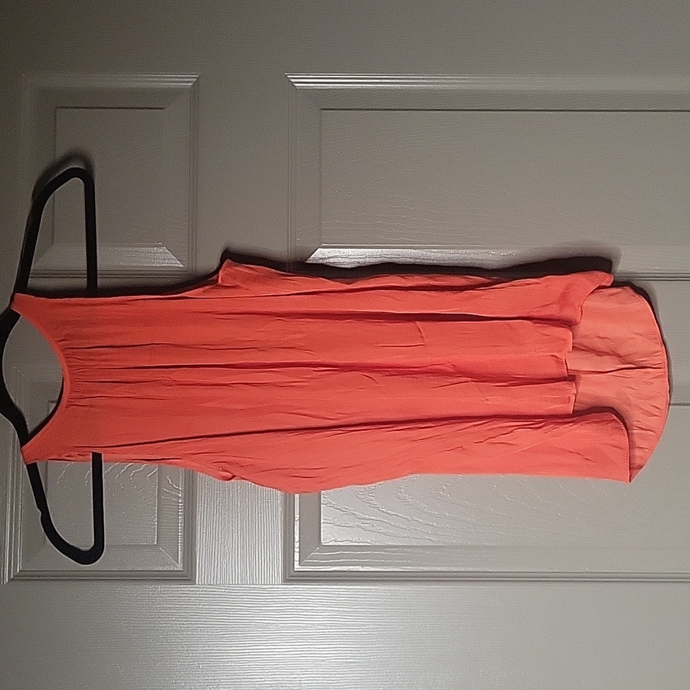 Cyber Orange Freeflowing Blouse